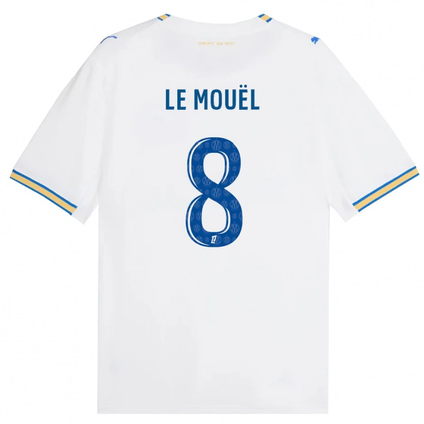 Danxen Homem Camisola Margaux Le Mouël #8 Azul Dodger Branco Principal 2026/27 Camisa Brasil