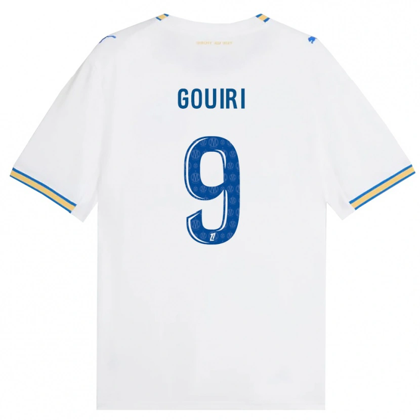 Danxen Homem Camisola Amine Gouiri #9 Azul Dodger Branco Principal 2026/27 Camisa Brasil