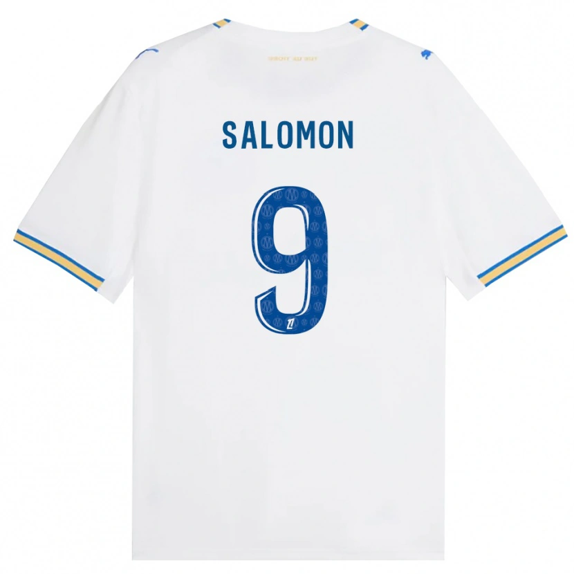 Danxen Homem Camisola Maeva Salomon #9 Azul Dodger Branco Principal 2026/27 Camisa Brasil