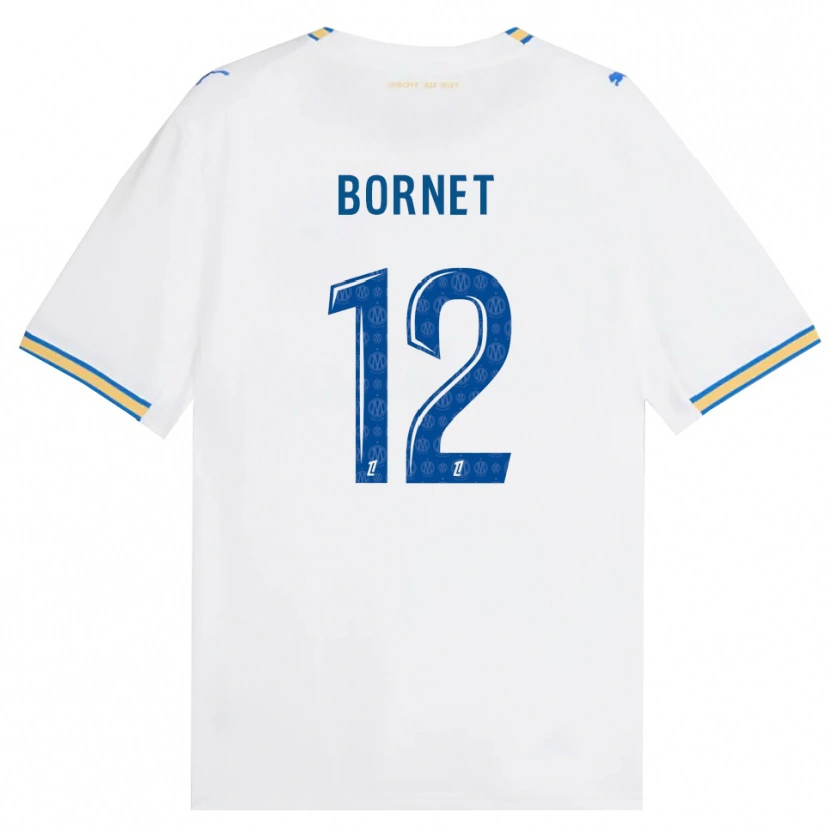Danxen Homem Camisola Camille Bornet #12 Azul Dodger Branco Principal 2026/27 Camisa Brasil