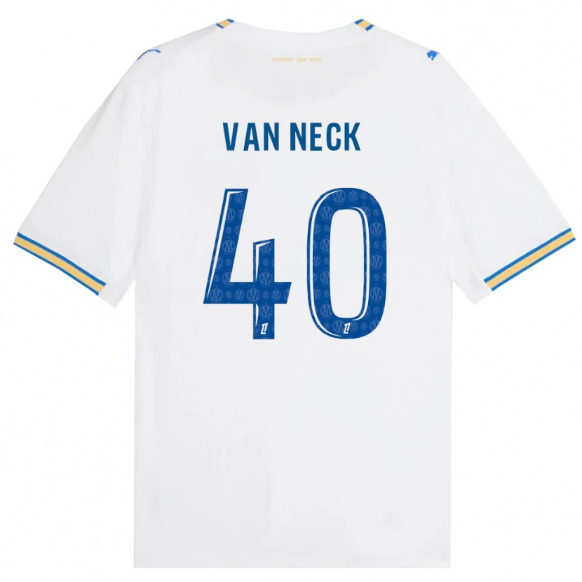 Danxen Homem Camisola Jelle Van Neck #40 Azul Dodger Branco Principal 2026/27 Camisa Brasil