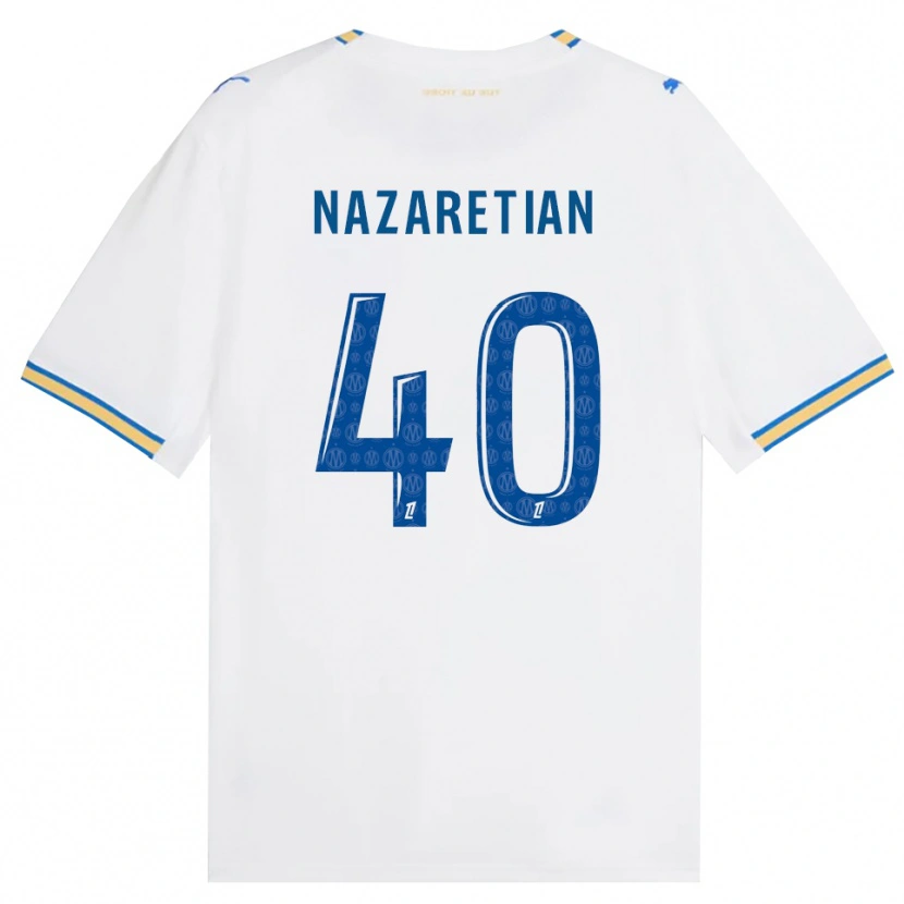 Danxen Homem Camisola Manuel Nazaretian #40 Azul Dodger Branco Principal 2026/27 Camisa Brasil