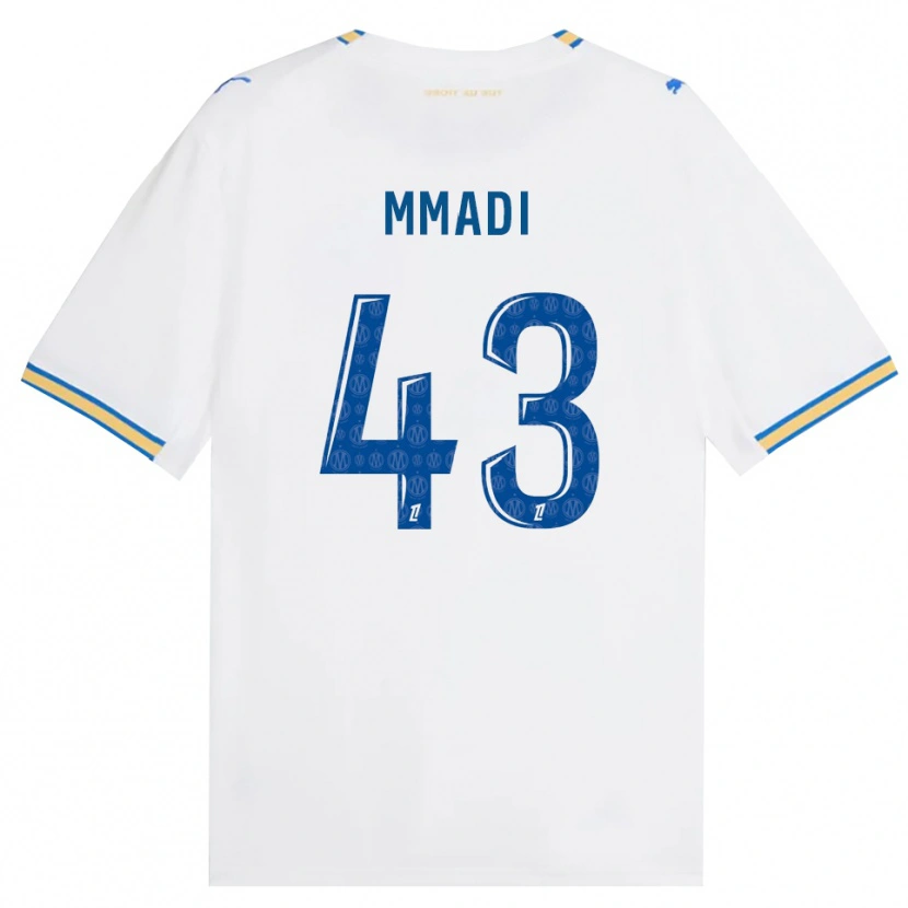 Danxen Homem Camisola Tadjidine Mmadi #43 Azul Dodger Branco Principal 2026/27 Camisa Brasil