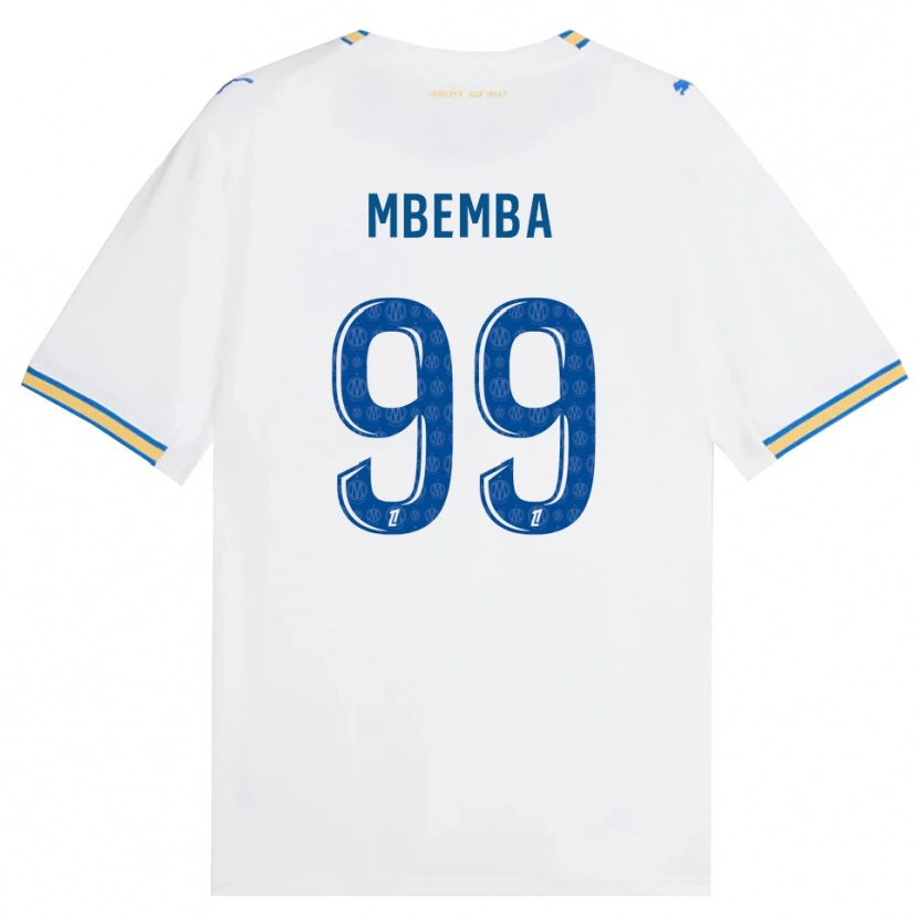 Danxen Homem Camisola Chancel Mbemba #99 Azul Dodger Branco Principal 2026/27 Camisa Brasil
