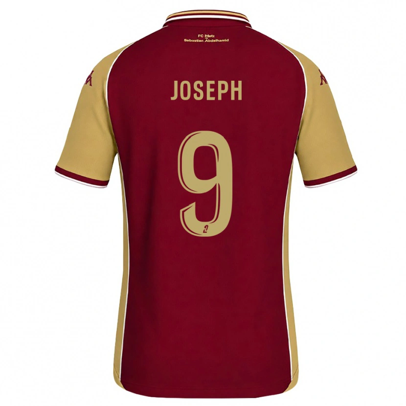 Danxen Homem Camisola Amélie Joseph #9 Dourado Vermelho Escuro Principal 2026/27 Camisa Brasil