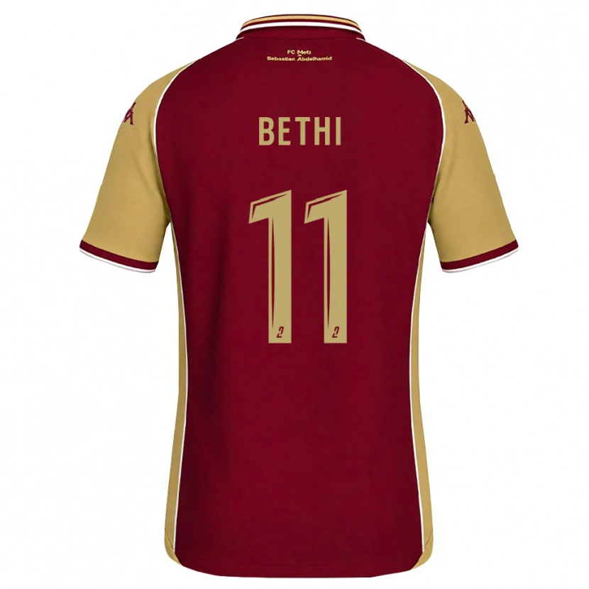 Danxen Homem Camisola Mélissa Bethi #11 Dourado Vermelho Escuro Principal 2026/27 Camisa Brasil