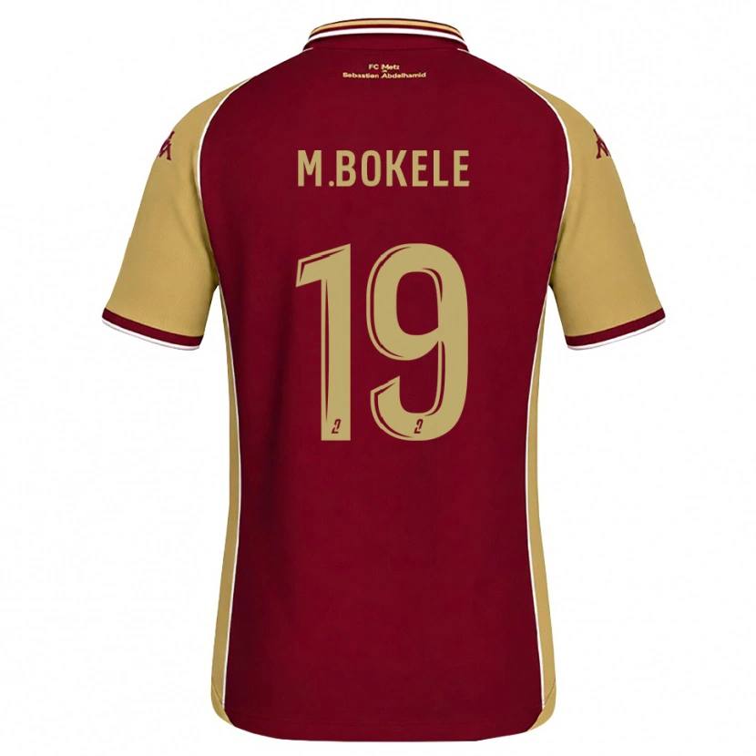 Danxen Homem Camisola Morgan Bokele #19 Dourado Vermelho Escuro Principal 2026/27 Camisa Brasil