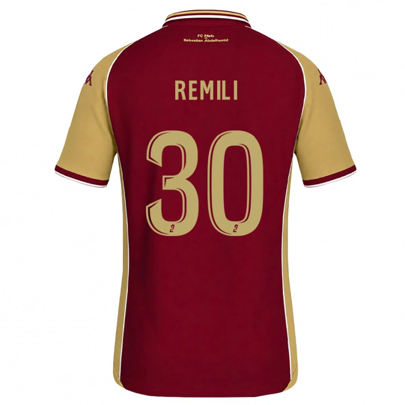 Danxen Homem Camisola Célia Remili #30 Dourado Vermelho Escuro Principal 2026/27 Camisa Brasil