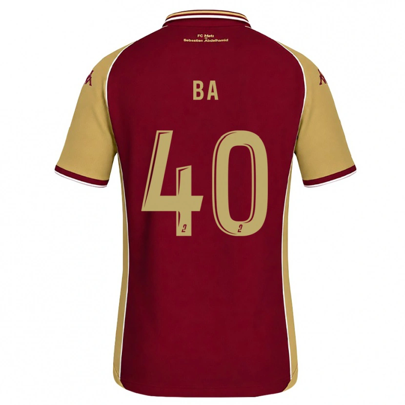 Danxen Homem Camisola Ousmane Ba #40 Dourado Vermelho Escuro Principal 2026/27 Camisa Brasil