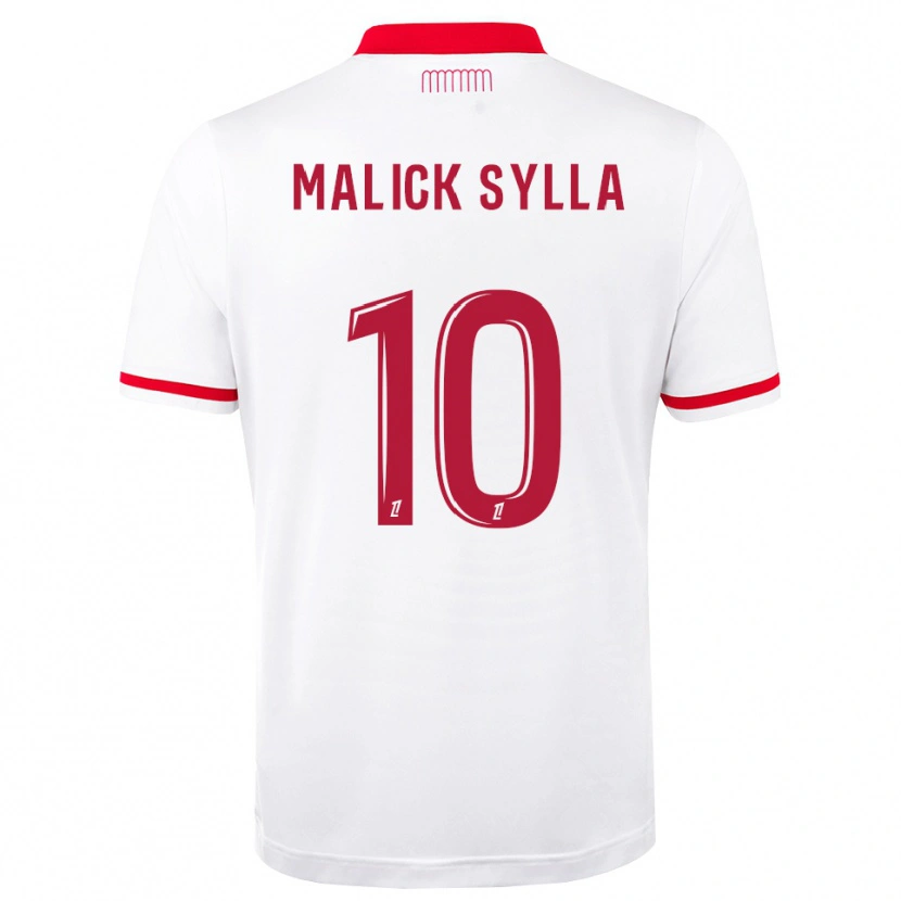 Danxen Homem Camisola Malick Sylla #10 Vermelho Branco Principal 2026/27 Camisa Brasil