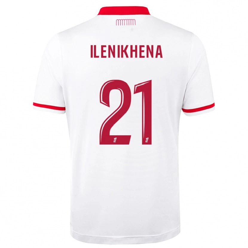 Danxen Homem Camisola George Ilenikhena #21 Vermelho Branco Principal 2026/27 Camisa Brasil