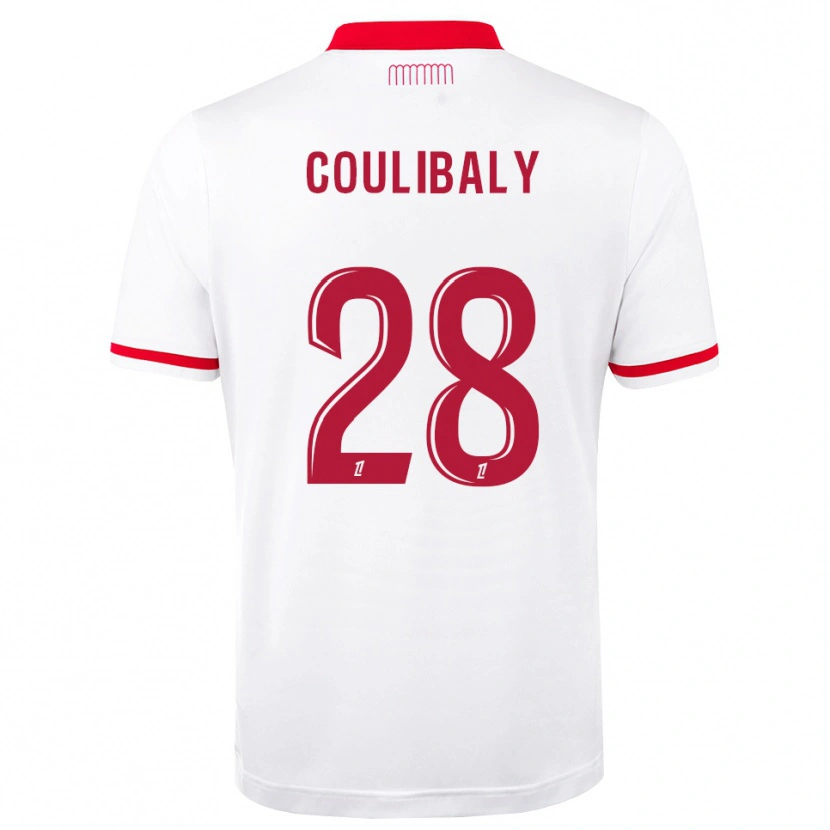 Danxen Homem Camisola Mamadou Coulibaly #28 Vermelho Branco Principal 2026/27 Camisa Brasil