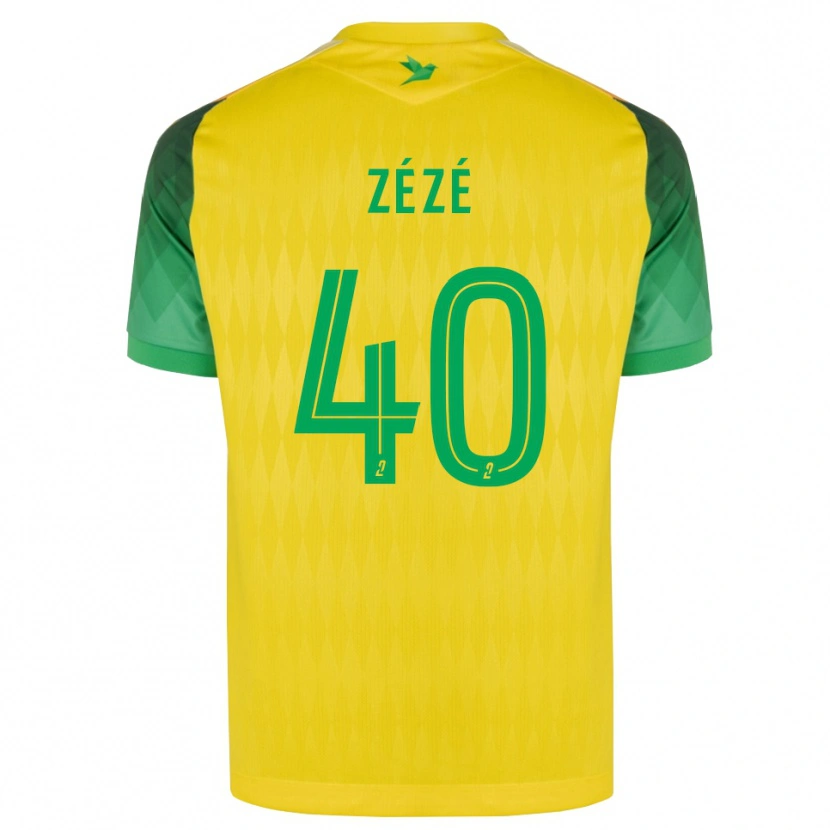 Danxen Homem Camisola Yanel Zézé #40 Amarelo Verde Vermelho Principal 2026/27 Camisa Brasil