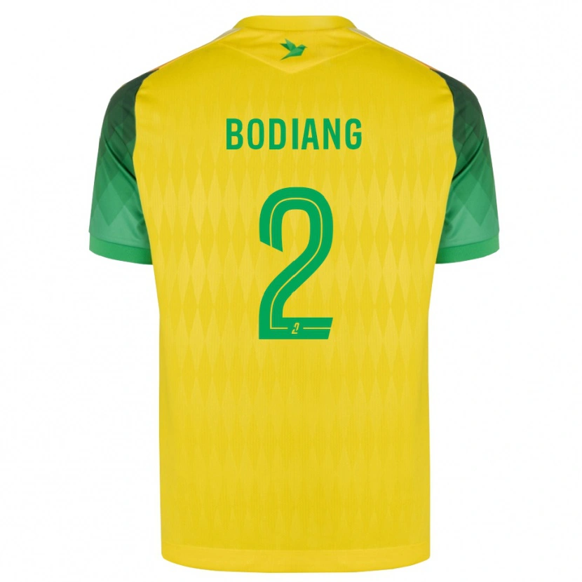 Danxen Homem Camisola Moutanabi Bodiang #2 Amarelo Verde Vermelho Principal 2026/27 Camisa Brasil