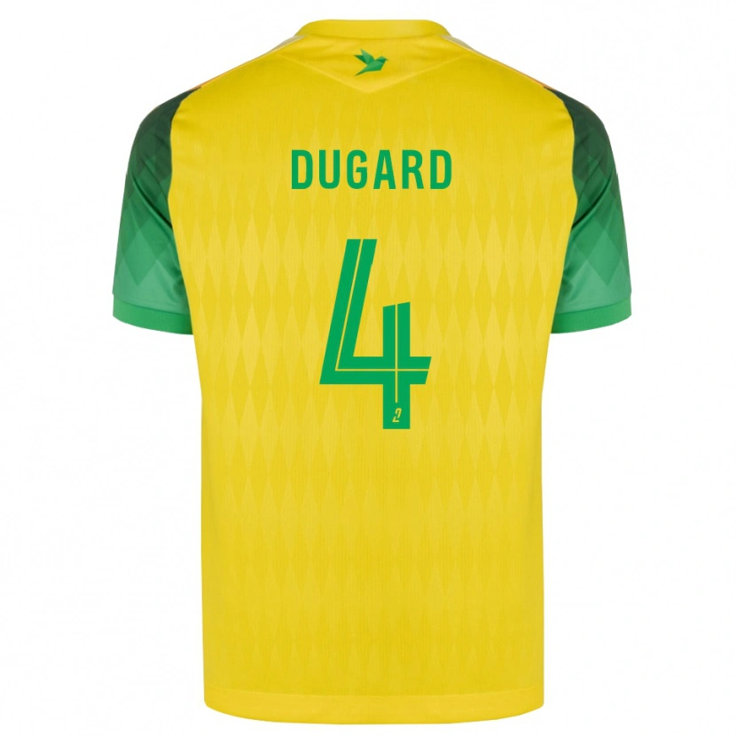 Danxen Homem Camisola Taïgy Dugard #4 Amarelo Verde Vermelho Principal 2026/27 Camisa Brasil