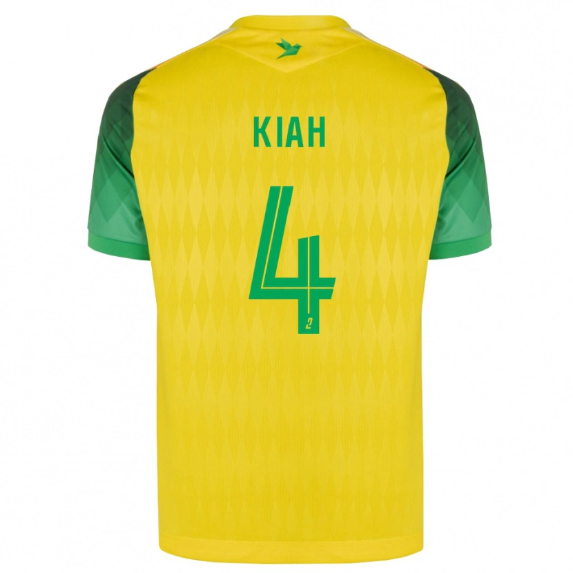 Danxen Homem Camisola Emmanuel Kiah #4 Amarelo Verde Vermelho Principal 2026/27 Camisa Brasil