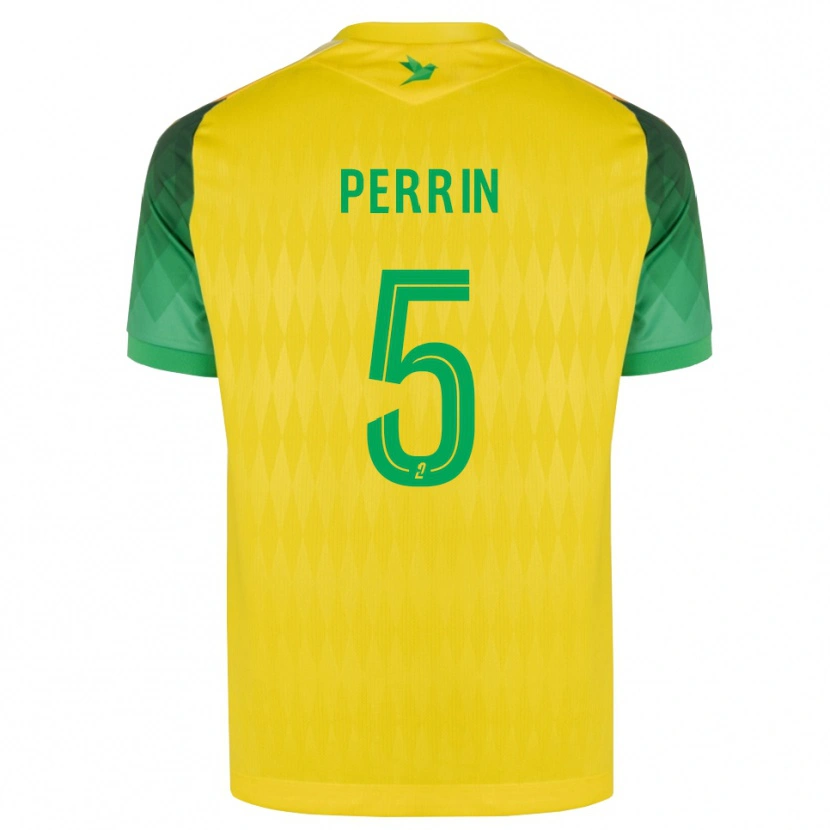 Danxen Homem Camisola Lucas Perrin #5 Amarelo Verde Vermelho Principal 2026/27 Camisa Brasil