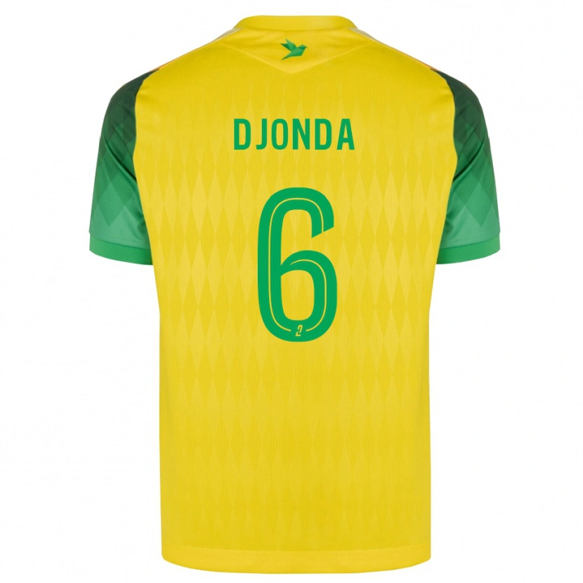 Danxen Homem Camisola Christian Djonda #6 Amarelo Verde Vermelho Principal 2026/27 Camisa Brasil