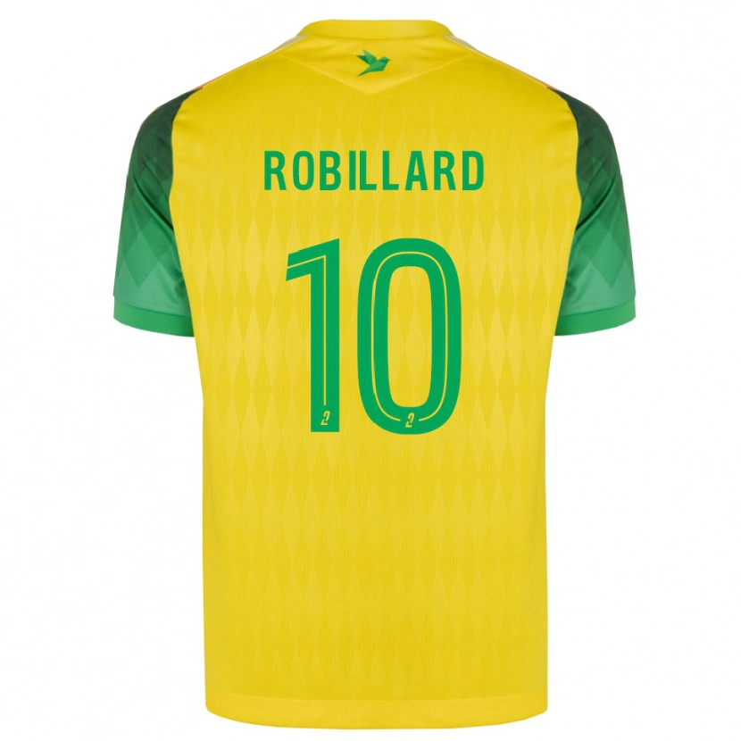 Danxen Homem Camisola Camille Robillard #10 Amarelo Verde Vermelho Principal 2026/27 Camisa Brasil