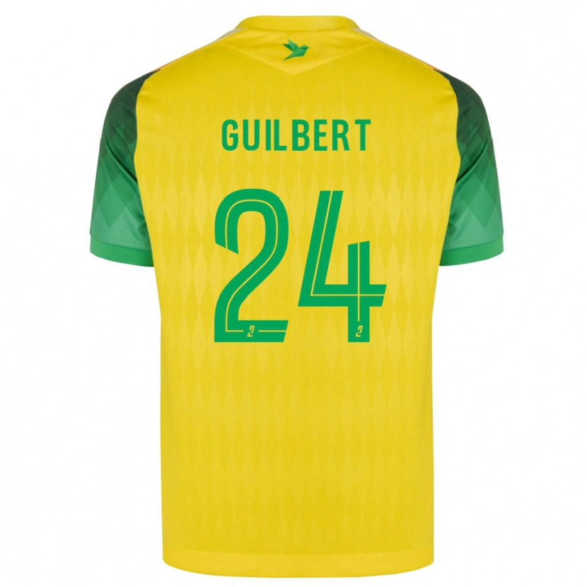 Danxen Homem Camisola Frédéric Guilbert #24 Amarelo Verde Vermelho Principal 2026/27 Camisa Brasil