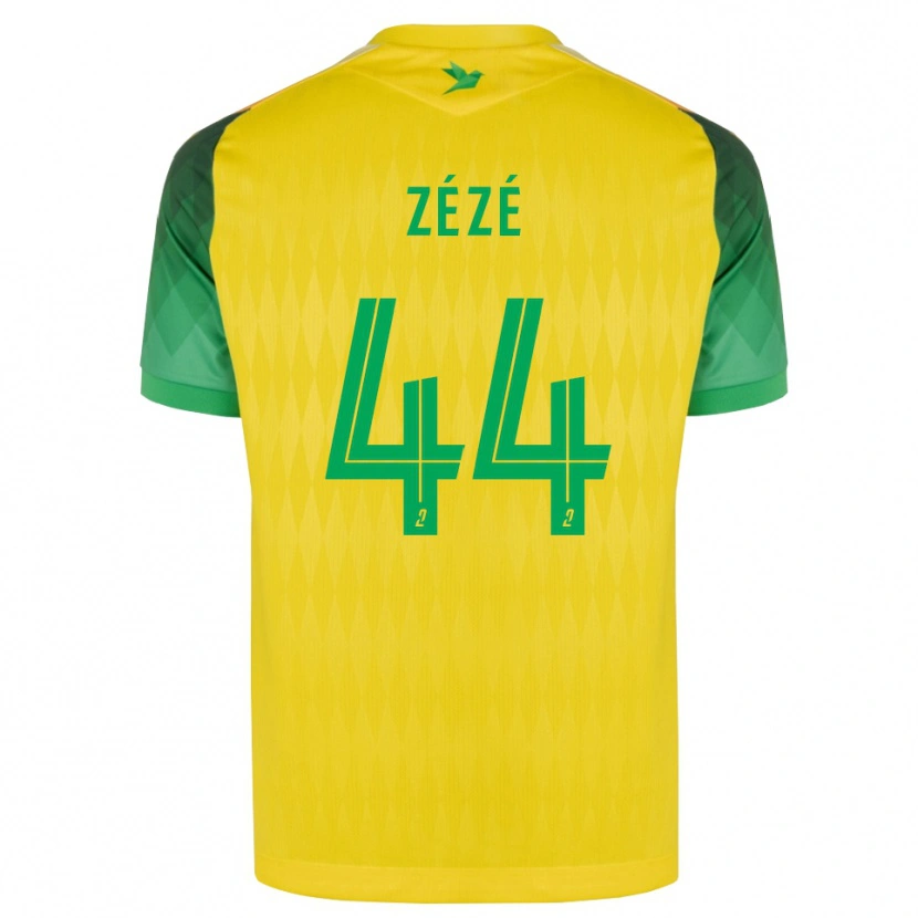 Danxen Homem Camisola Nathan Zézé #44 Amarelo Verde Vermelho Principal 2026/27 Camisa Brasil