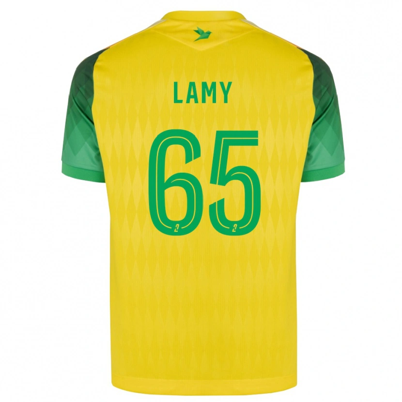 Danxen Homem Camisola Hugo Lamy #65 Amarelo Verde Vermelho Principal 2026/27 Camisa Brasil