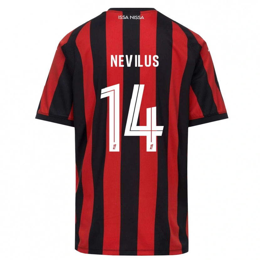 Danxen Homem Camisola Anthonyo Nevilus #14 Vermelho Preto Branco Principal 2026/27 Camisa Brasil