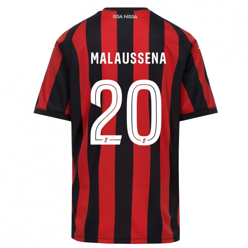 Danxen Homem Camisola Angela Malaussena #20 Vermelho Preto Branco Principal 2026/27 Camisa Brasil