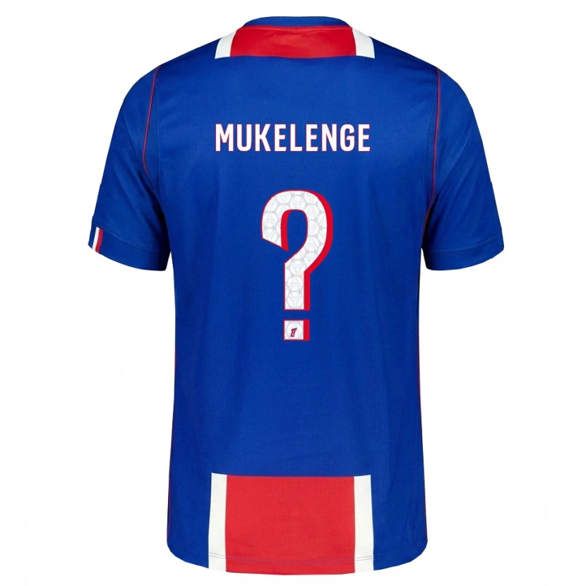 Danxen Homem Camisola Christ Mukelenge #0 Vermelho Branco Azul Principal 2026/27 Camisa Brasil