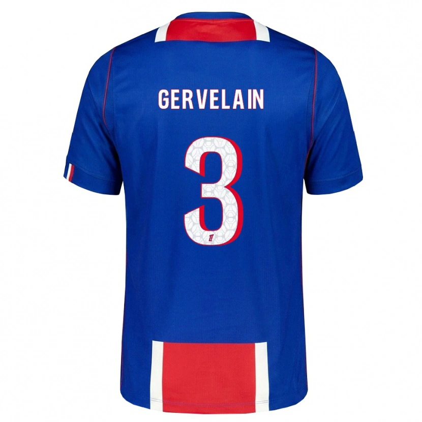 Danxen Homem Camisola Jordan Gervelain #3 Vermelho Branco Azul Principal 2026/27 Camisa Brasil