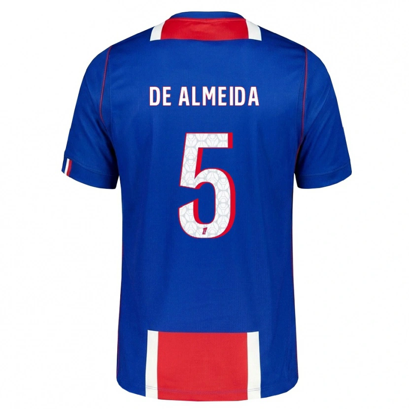 Danxen Homem Camisola Elisa De Almeida #5 Vermelho Branco Azul Principal 2026/27 Camisa Brasil