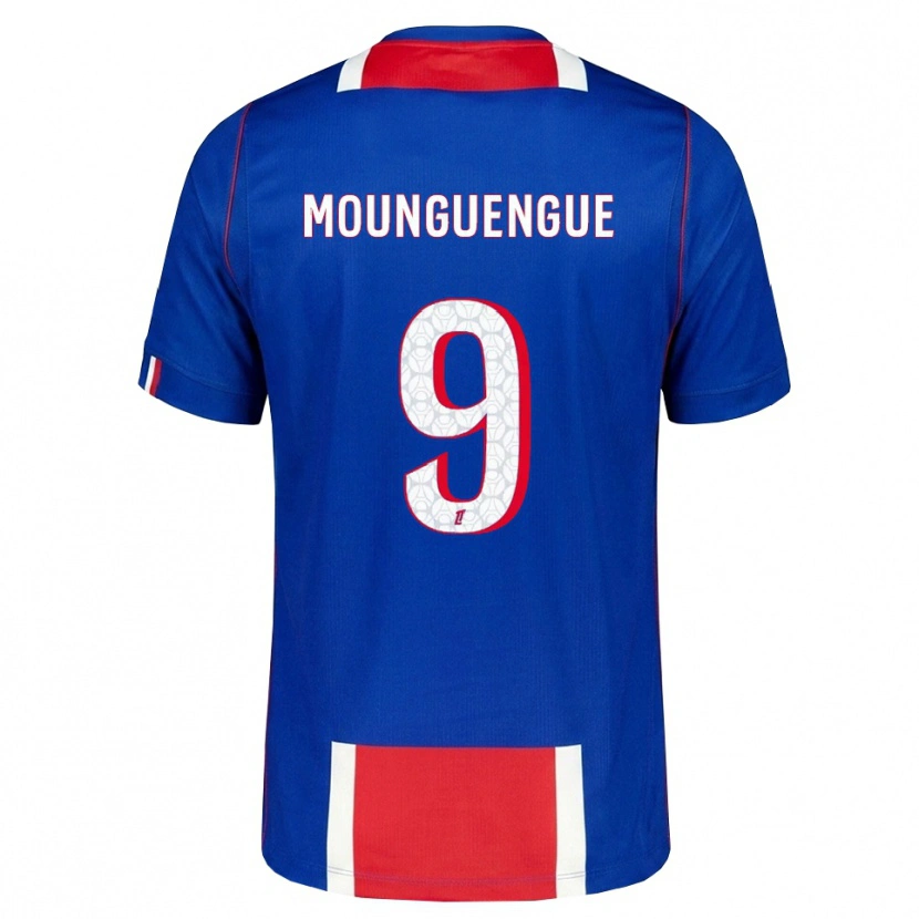 Danxen Homem Camisola Pierre Mounguengue #9 Vermelho Branco Azul Principal 2026/27 Camisa Brasil