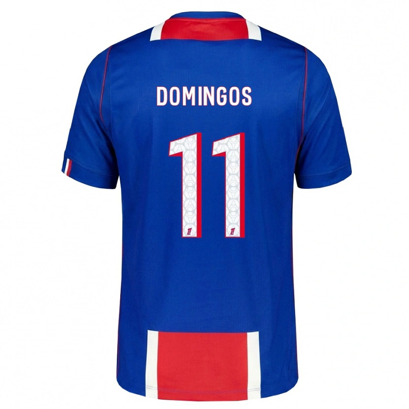 Danxen Homem Camisola Fabio Domingos #11 Vermelho Branco Azul Principal 2026/27 Camisa Brasil