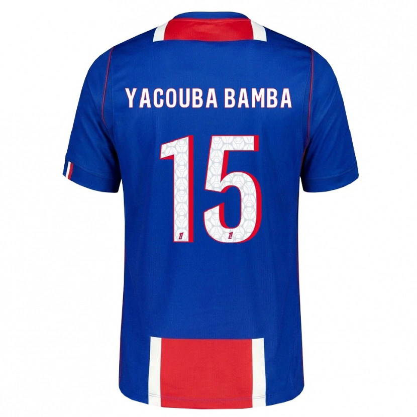 Danxen Homem Camisola Ben Yacouba Bamba #15 Vermelho Branco Azul Principal 2026/27 Camisa Brasil