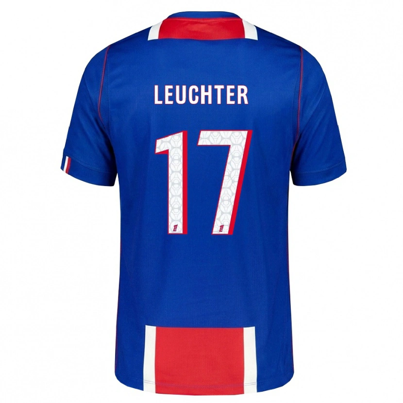 Danxen Homem Camisola Romée Leuchter #17 Vermelho Branco Azul Principal 2026/27 Camisa Brasil