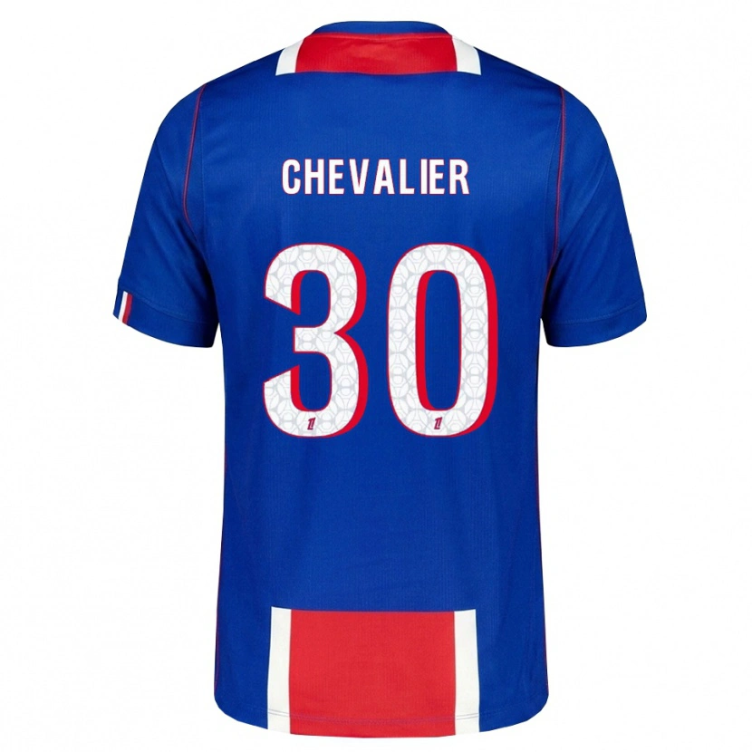 Danxen Homem Camisola Lucas Chevalier #30 Vermelho Branco Azul Principal 2026/27 Camisa Brasil