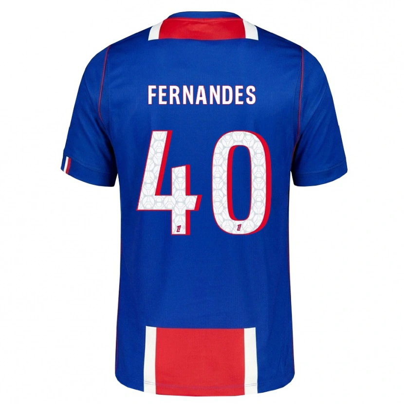 Danxen Homem Camisola Alyssa Fernandes #40 Vermelho Branco Azul Principal 2026/27 Camisa Brasil