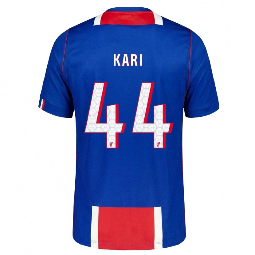 Danxen Homem Camisola Ayman Kari #44 Vermelho Branco Azul Principal 2026/27 Camisa Brasil
