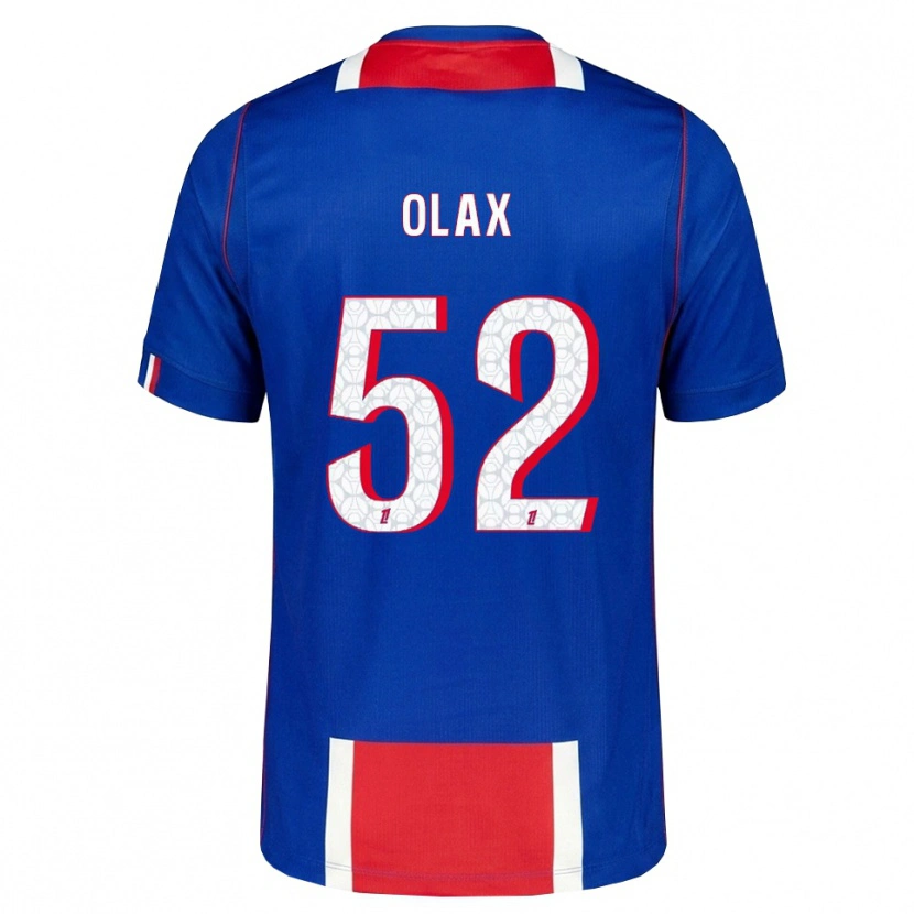 Danxen Homem Camisola Djamy Olax #52 Vermelho Branco Azul Principal 2026/27 Camisa Brasil