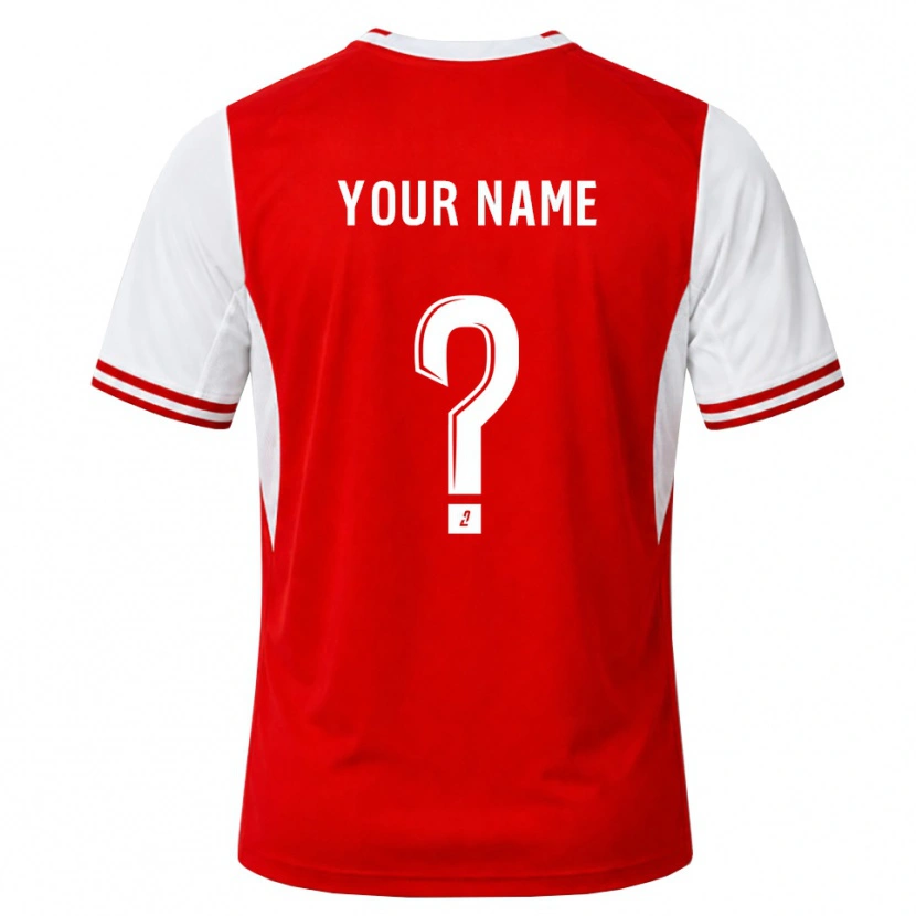Danxen Homem Camisola Seu Nome #0 Vermelho Branco Principal 2026/27 Camisa Brasil