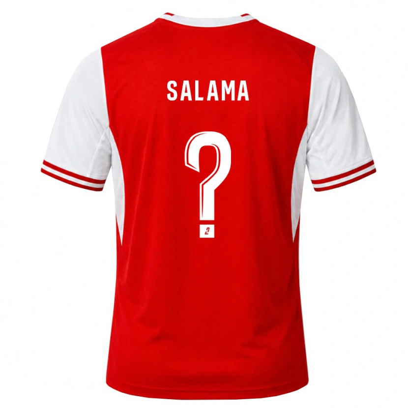 Danxen Homem Camisola Amine Salama #0 Vermelho Branco Principal 2026/27 Camisa Brasil