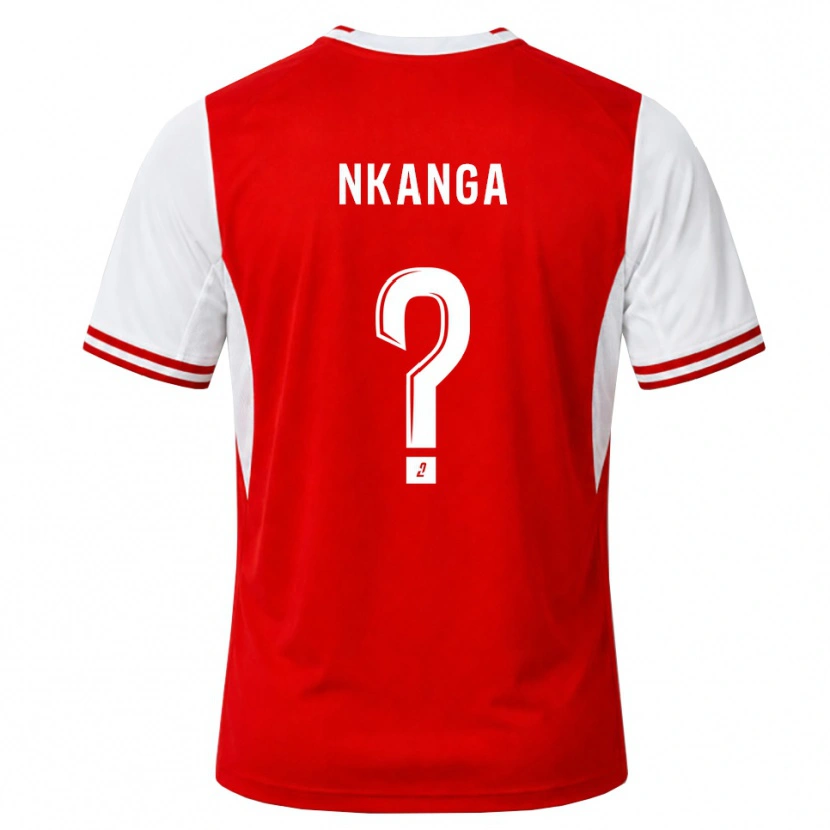 Danxen Homem Camisola Dayvin Nkanga #0 Vermelho Branco Principal 2026/27 Camisa Brasil
