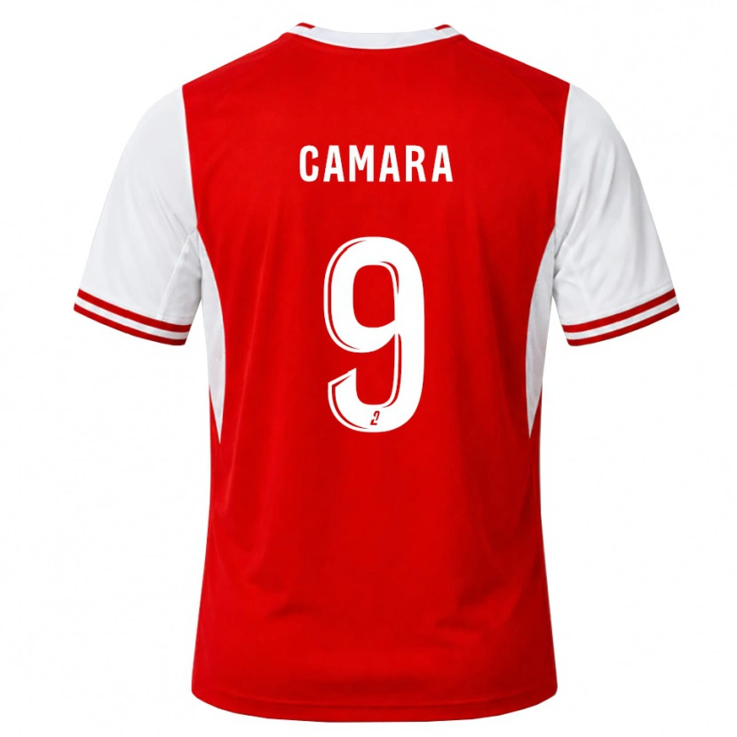 Danxen Homem Camisola Condé Camara #9 Vermelho Branco Principal 2026/27 Camisa Brasil