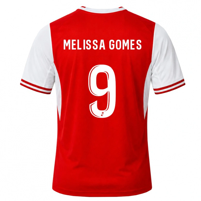Danxen Homem Camisola Melissa Ferreira Gomes #9 Vermelho Branco Principal 2026/27 Camisa Brasil
