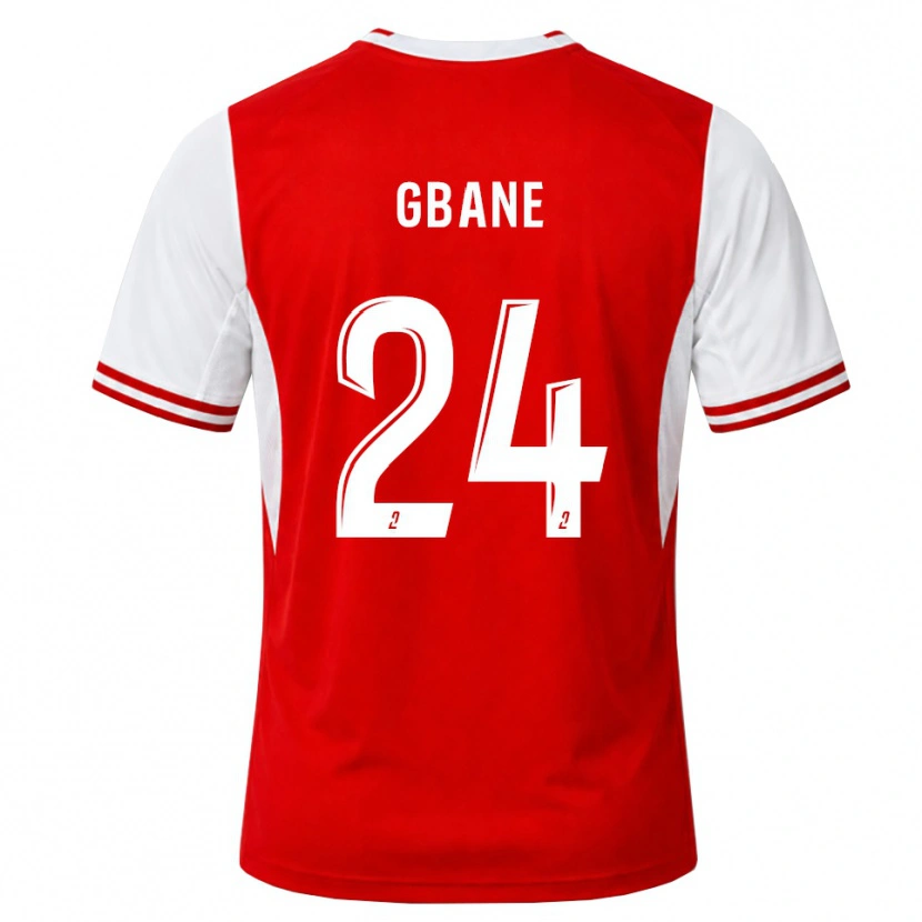 Danxen Homem Camisola Mory Gbane #24 Vermelho Branco Principal 2026/27 Camisa Brasil