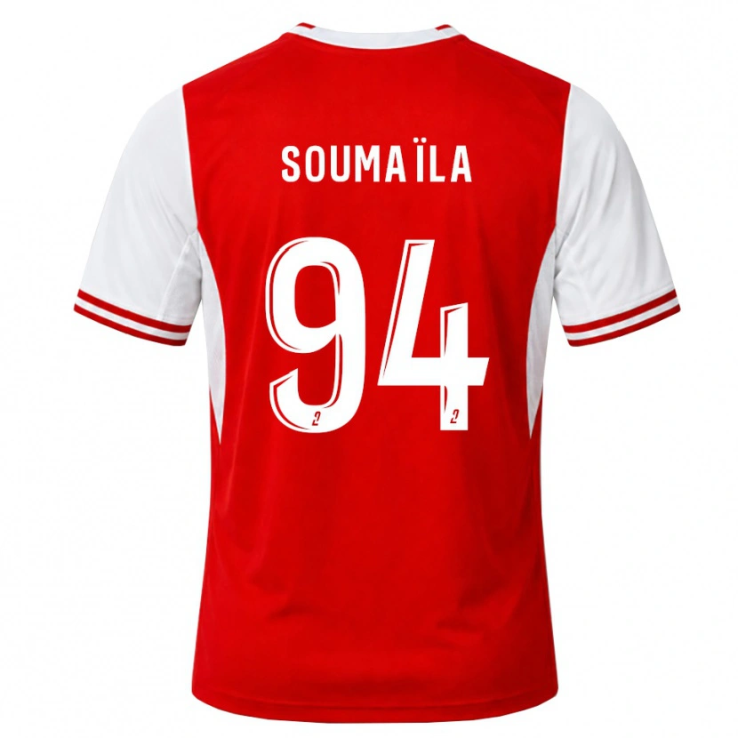 Danxen Homem Camisola Soumaïla Sylla #94 Vermelho Branco Principal 2026/27 Camisa Brasil
