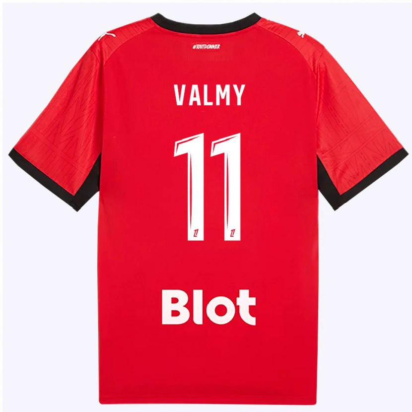 Danxen Homem Camisola Mouhammad Valmy #11 Vermelho Preto Branco Principal 2026/27 Camisa Brasil