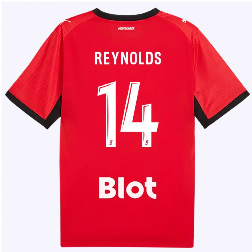 Danxen Homem Camisola Bryan Reynolds #14 Vermelho Preto Branco Principal 2026/27 Camisa Brasil