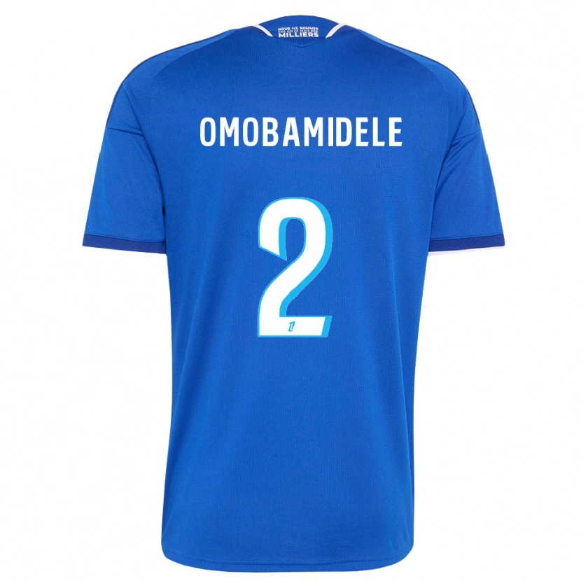 Danxen Homem Camisola Andrew Omobamidele #2 Azul Real Branco Principal 2026/27 Camisa Brasil