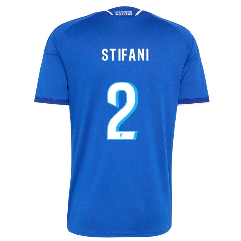 Danxen Homem Camisola Nolaan Stifani #2 Azul Real Branco Principal 2026/27 Camisa Brasil